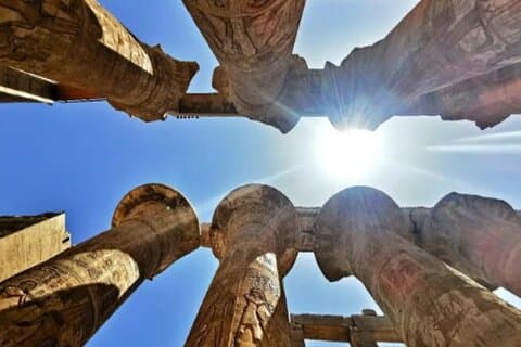 Felucca Segelbåt, besök i Karnak och Luxor Temples