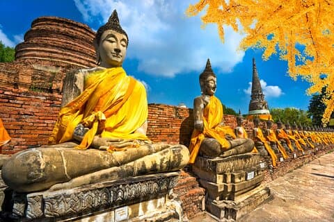 Ayutthaya Historic Park Group Tour fra Bangkok