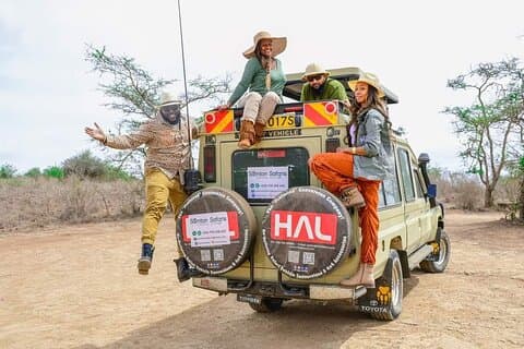 Gemeinsame Tour durch den Nairobi-Nationalpark