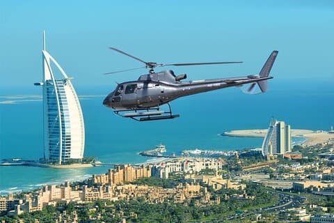 Helikopterreis over Palm Jumeirah, Burj Al Arab & Burj Khalifa