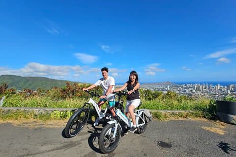 タンタラス展望台電動自転車ライド
