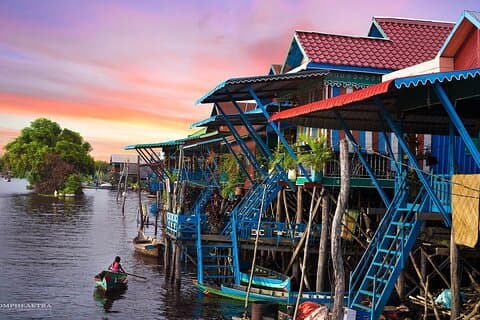Visite guidée du village flottant privé de Kompong Phluk