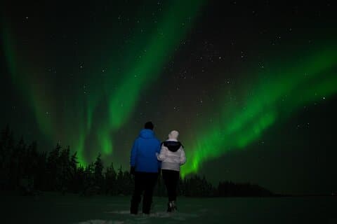 Northern lights Rensledge Ride