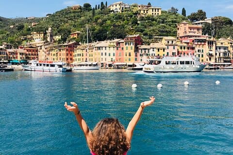 Tour privato di un giorno a Genova e Portofino dal porto / hotel di Genova