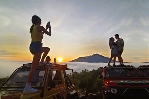 Mount Batur Sunrise Jeep with Waterfall