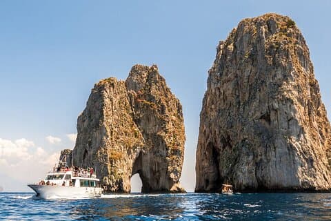 Fra Sorrento: Guidet tur Capri på båt og på land