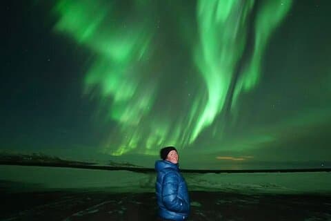 Tour privado a la caza de la aurora boreal en Reykjavík eng\rus