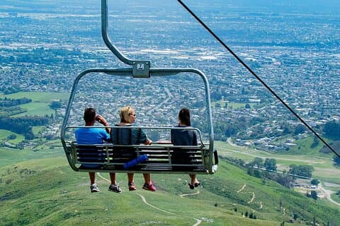 Chairlift Sightseeing Pass på Christchurch Adventure Park