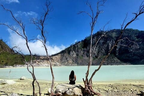 Bandung Tour All In, White Crater, Volcano Mountain, Hot Spring