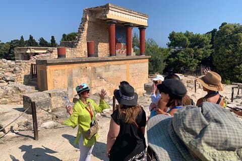 Knossos paleis privétour (met transfer vanuit Heraklion)