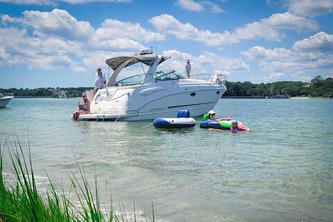 Privat båtcharter för Masonboro Island och Wrightsville Beach