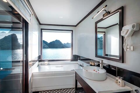 Rosa Cruise 2-day Explore Halong Bay and Lan Ha Bay from Hanoi