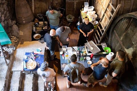 4 hours Cooking Show and Lesson in Via Torretta
