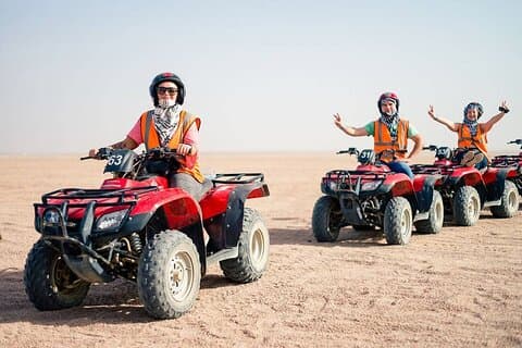 Quad with Camel Ride Bedouin Village Middag fra Hurghada
