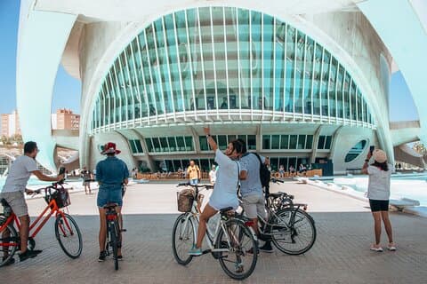 Valencia komplett mit dem Fahrrad