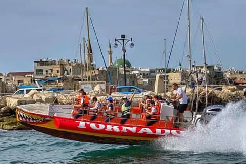 Tornado High Speed Thrill Boat Ride from Jaffa Port