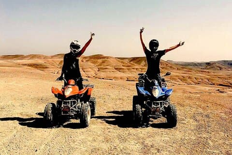 Paket Agafay med Quad Camel pool och middag show