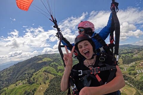 Vol en parapente à Medellín