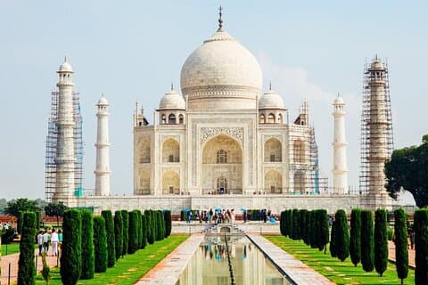 Viaggio al Taj Mahal lo stesso giorno da Delhi ad Agra con autista privato