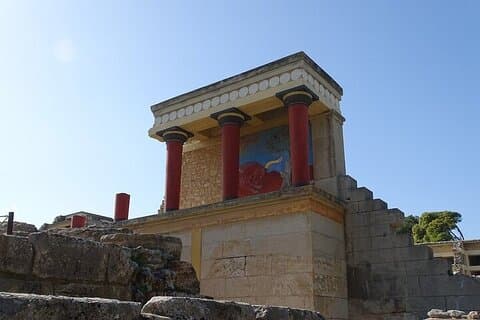 Visita guiada privada al palacio de Knossos y compras en la ciudad de Heraklion