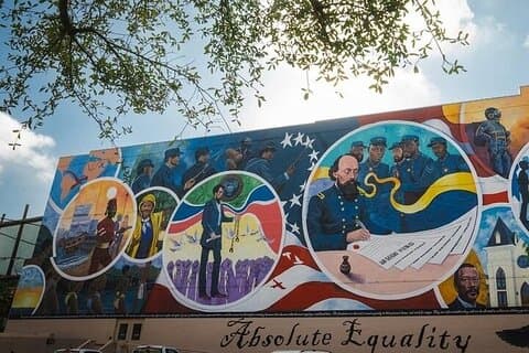 Tour en bicicleta eléctrica por el arte y los murales de la isla de Galveston