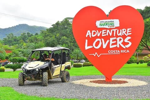Vanaf Manuel Antonio & Quepos Volledige dag avontuurlijke tour + 2 tours