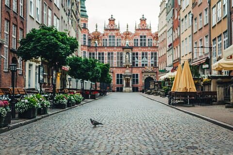 Influencia alemana en el recorrido privado a pie por el casco antiguo de Gdansk