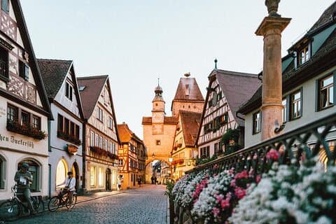 Från Frankfurt: Heidelberg & Rothenburg Daytour