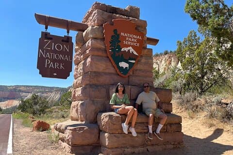Visite du parc national de Zion au départ de Las Vegas
