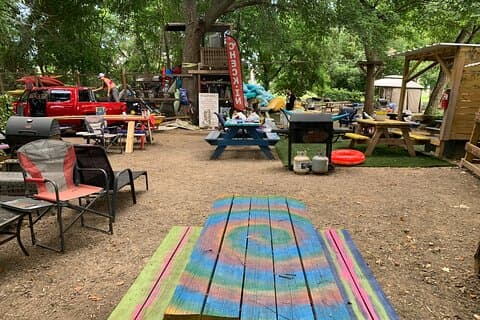 Private Cabana-Vermietung am San Marcos River