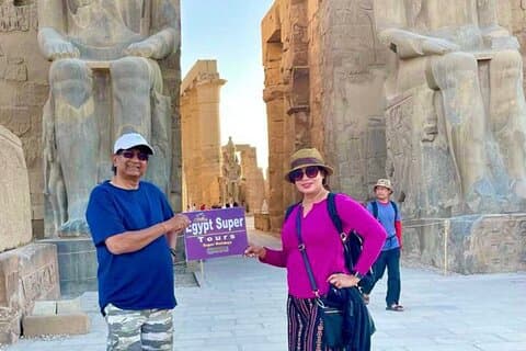 Övernattning Luxor, Aswan och Abu Simbel Från Kairo med tåg