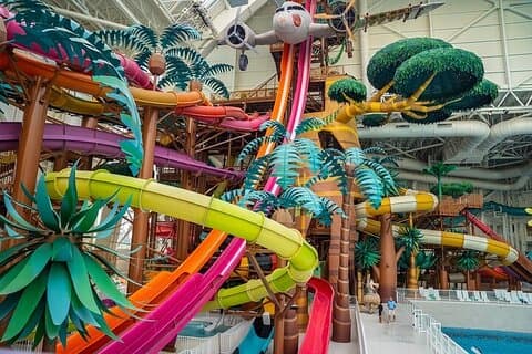 Pase 4 en 1 para el parque acuático Dreamworks, día de diversión de un día de American Dream