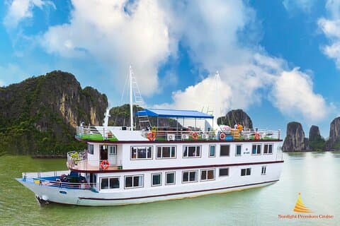 Halong Bay og Lan Ha Bay 2 dager 1 natt med Sunlight Premium