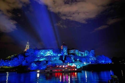Krakow på natten 60 minuter kryssning Vistula River Krakow