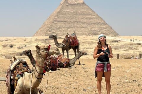 8-Hour Private Tour: Giza Pyramid, Sphinx, Egyptian Museum , Lunch & Camel Ride