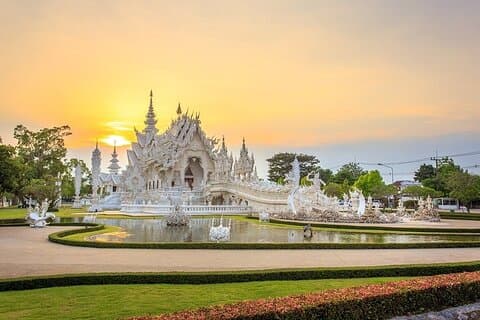 Gita di un giorno al Tempio Bianco e al Triangolo d'Oro da Chiang Mai