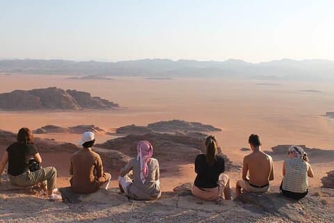 Escursione in montagna a Wadi Rum: Jebel Al Hash, la vista migliore del paesaggio