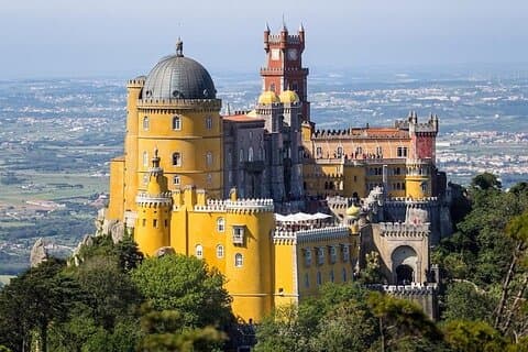 Privat rundtur Sintra Roca Cascais Pena Palace moriska slottet