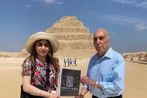 Private Giza Pyramids and Saqqara tour