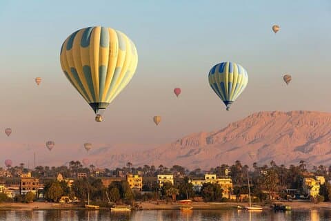 Luxe heteluchtballonvaart in Luxor
