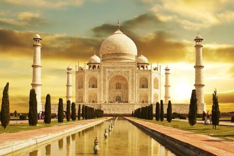 3-dages Golden Triangle Tour - Taj Mahal ved solopgang eller solnedgang