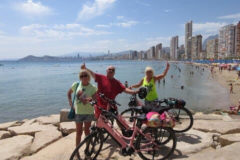 Tour guiado en bicicleta eléctrica: Benidorm, La Cala, Villajoyosa