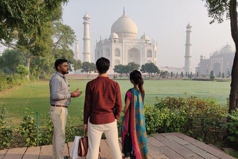 Taj Mahal, Agra Fort og Baby Taj dagstur fra Delhi med bil