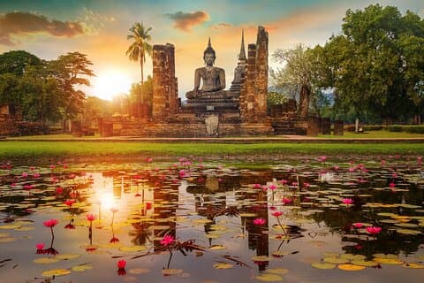 Ayutthaya kjente landemerker-tur med flytende marked og ATV-tur