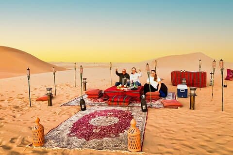 Romantic Private Dune Dinner Abu Dhabi
