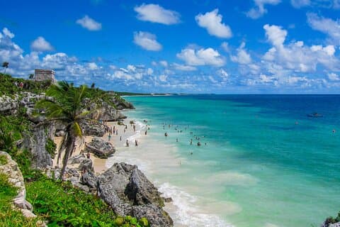Tour per piccoli gruppi delle rovine di Tulum Coba e del Cenote per l'intera giornata con pranzo