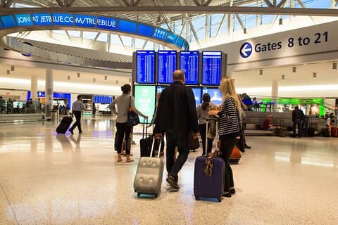 JFK Airport XL Mini Van Transport til Times Square New York