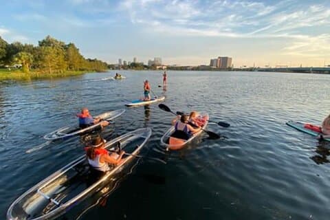 2 - Hour Clear Kayak og Paddleboard (SUP) Udlejning i Orlando