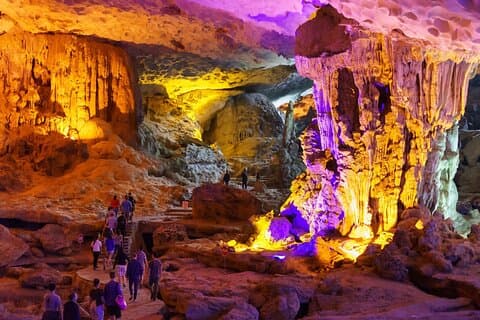 Bästa Halong 5 stjärnigt dagsutflykt, inklusive, buffé, grotta, kajak, transfer