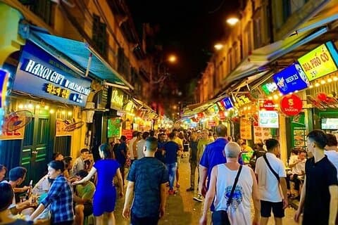 Hanoi Street Eats Soirée en petit groupe